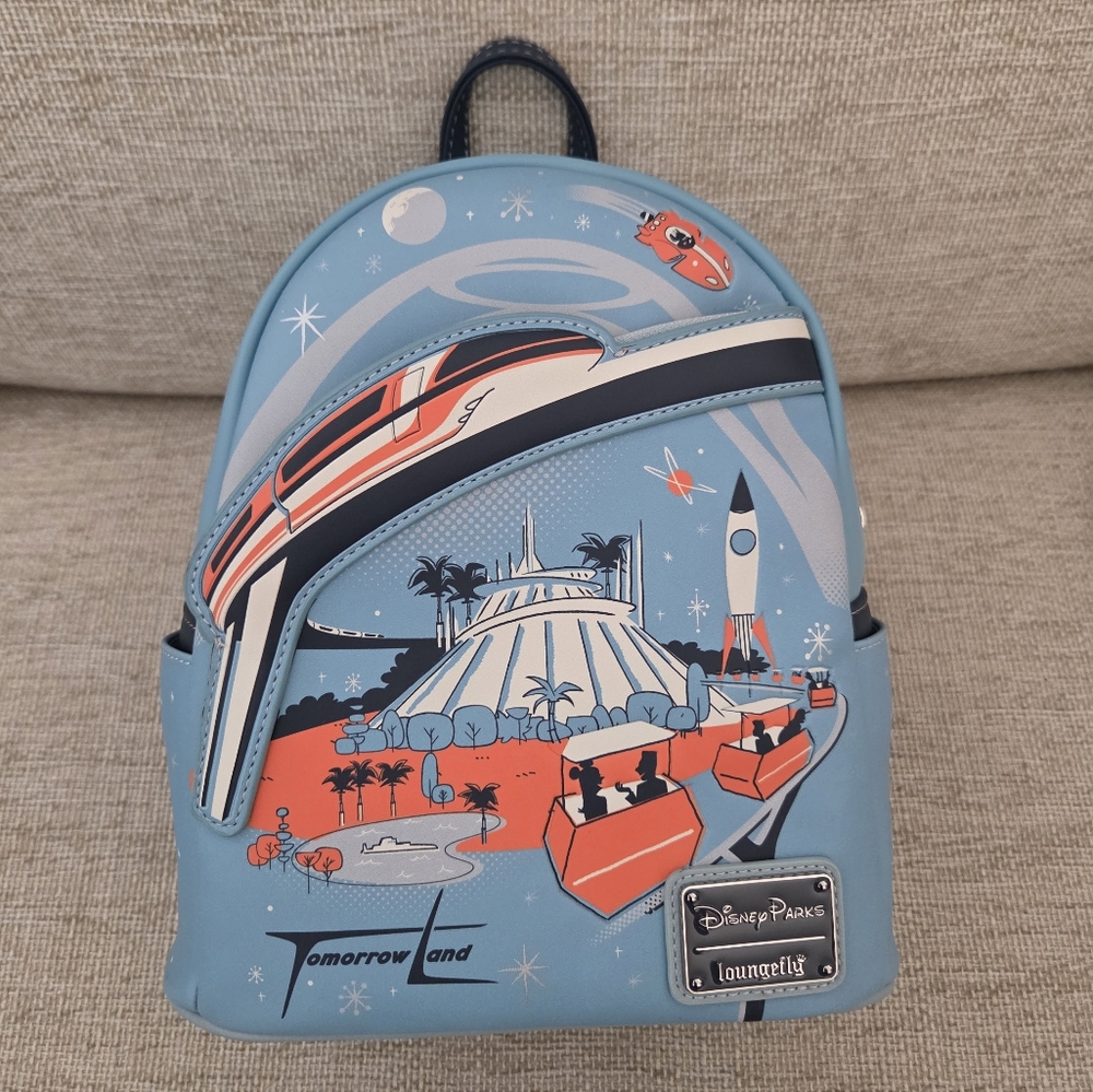 Disney Parks Loungefly Mini Backpack - Retro Tomorrowland - Picture 5 of 13